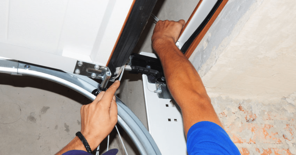 how to fix garage door off track