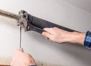 repairing garage door spring